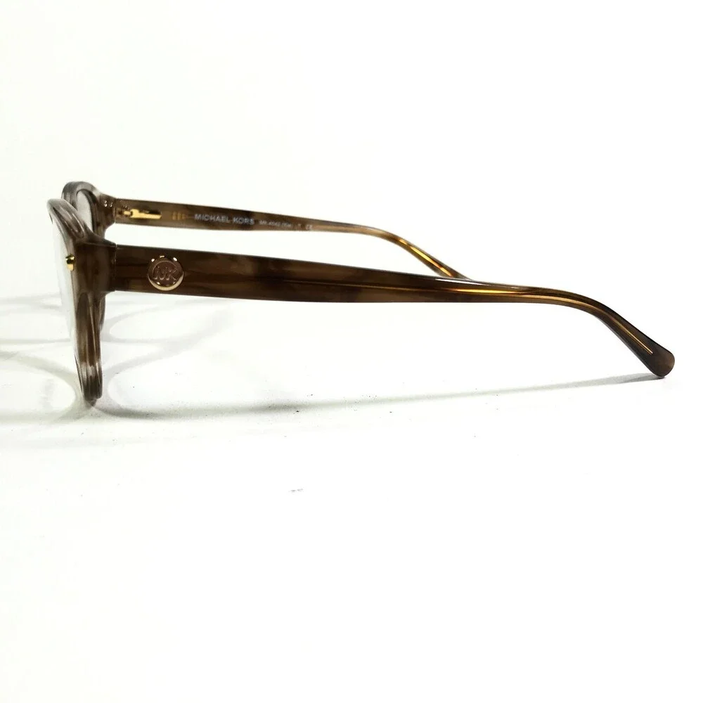 Michael Kors Eyeglasses Frames MK4042 3235 Kia Brown Round Full Rim 51-16-135